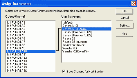 �������������� ������ ������� � MIDI-���������