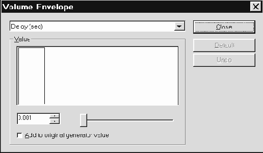 Volume envelope � ��������� ���������