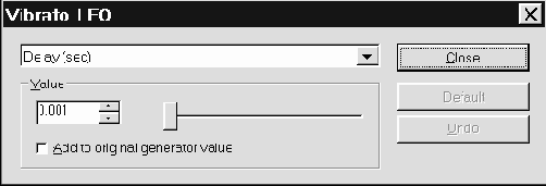 Vibrato lfo � �������