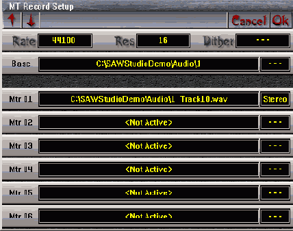 ������ � ���� MultiTrack