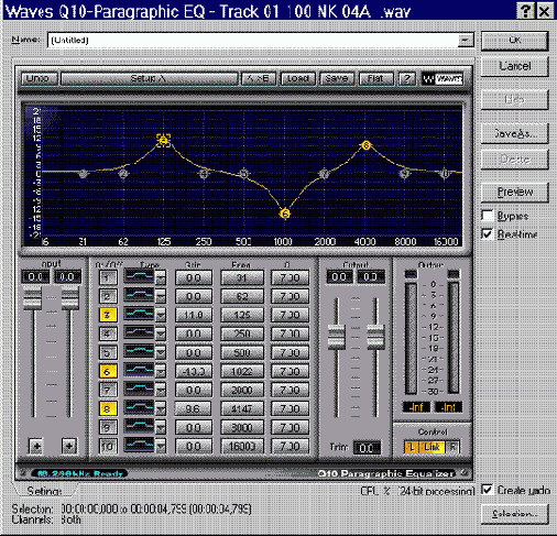 ������������ ������ �������� � SAWStudio