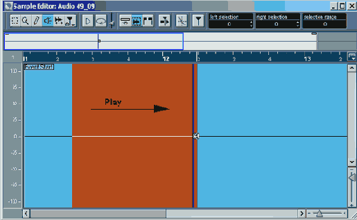 ��������������� �������������� � Sample Editor