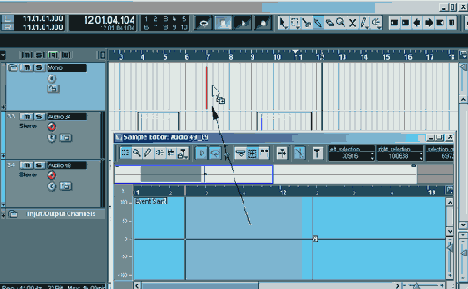 ��������������� �������������� � Sample Editor