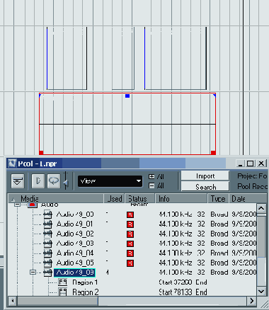 ��������������� �������������� � ���� Pool