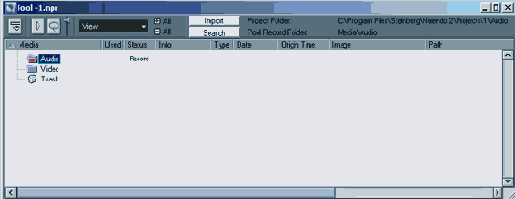 ���� ������� Marker, Browse Project, Pool