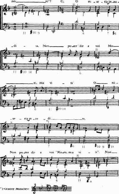 Джулио Каччини (ок. 1560—1618). Мадригал для голоса и лютни «Dovrò dunque morire»