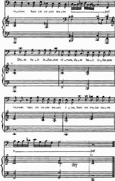 Джакомо Кариссими (1605—1674) Сцена из оратории «Суд Соломона»