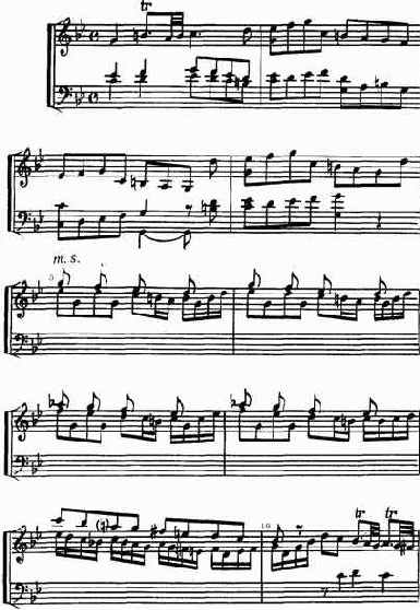 Доменико Скарлатти (1685—1757). Соната до минор для клавесина