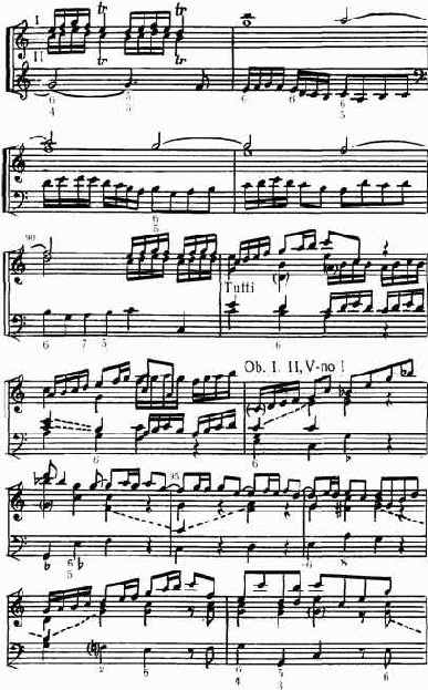 Георг Фридрих Гендель (1685—1759). Concerto grosso До мажор, I часть