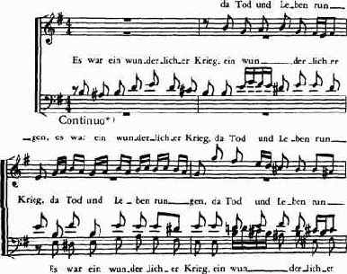 показывающий характер отступлений континуо от