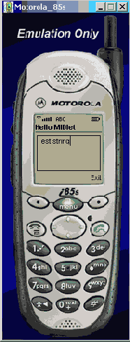 ���������� � ������ �������� � SUN ONE Studio Mobile Edition