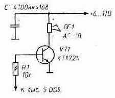 Приемнике ИК линии связи
