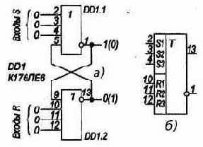 Триггер из логических элементов