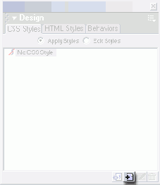 Панель CSS Styles