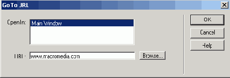 ������� �� ������ Web-�������� (Go to URL)