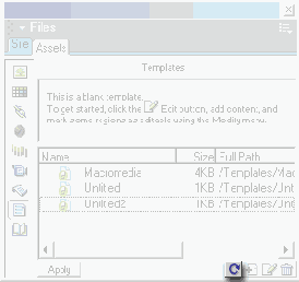 ������ Refresh Site List ������ Assets