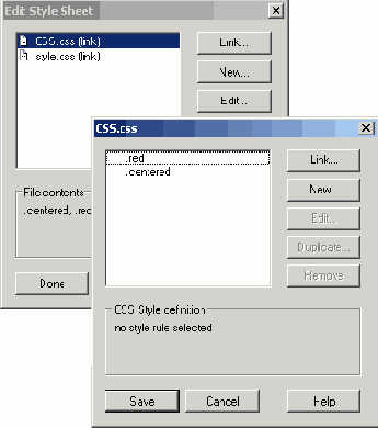 Содержимое внешней