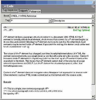 ���� ���������� ������� Dreamweaver