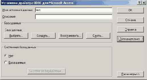 ������ � MS Access � PHP