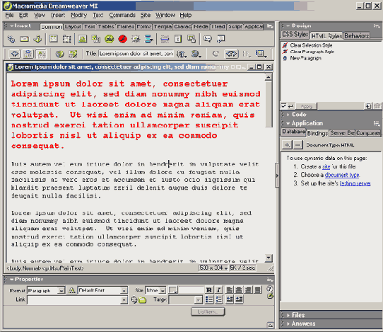 Шрифты и Macromedia MX Studio