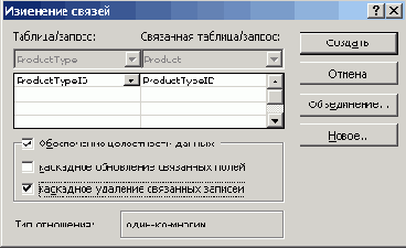 Создание баз данных в Microsoft Access