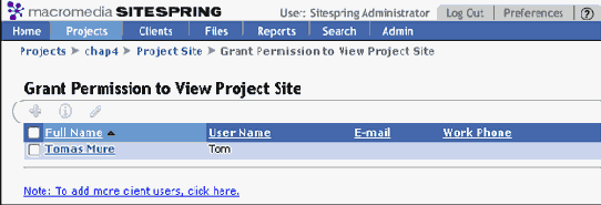 Создание узла проекта