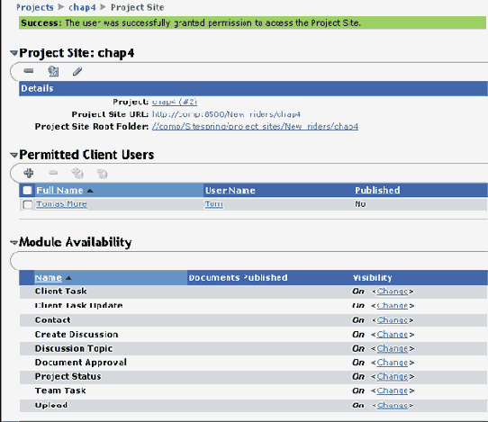 Создание узла проекта