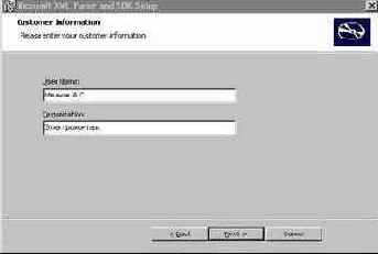 Установка компонентов Microsoft XML Parser и SDK