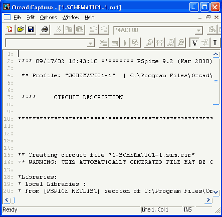 Общая характеристика программы OrCAD Capture