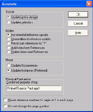 Размещение символов компонентов и электрических цепей