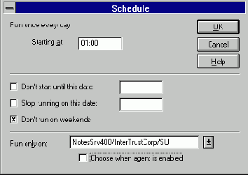 ��������� ������ Agent Manager
