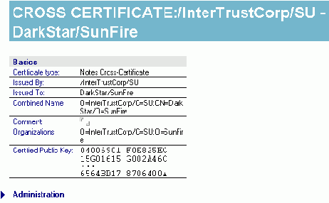 Cross Certificate - �������� ����������