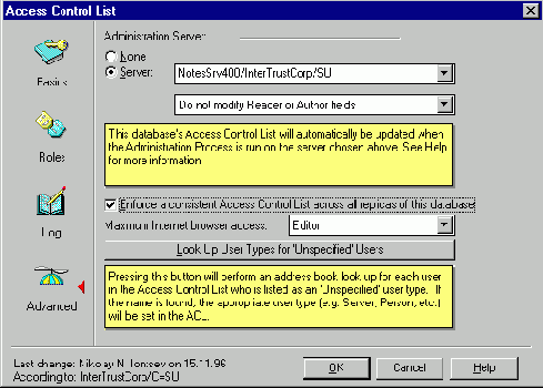 ������ ���������� �������� � ���� (ACL)