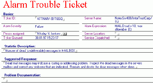 Statistics/Alarm Reporter - ������� ����� ���������� � ��������� ������