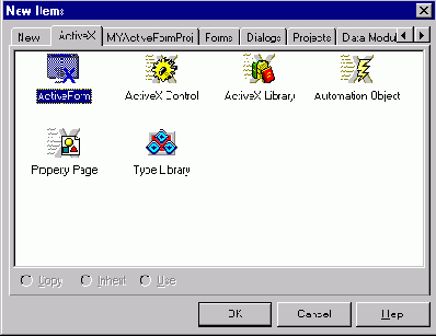 ��������� ������ � �������������� ActiveForm