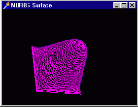 Классический пример на использование NURBS-поверхности