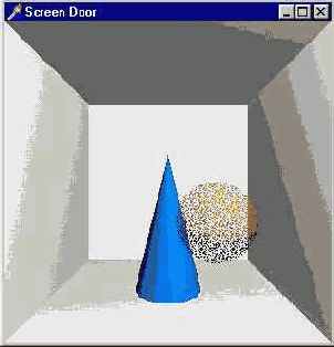 Штриховкой можно пользоваться для создания призрачных объектов