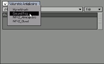 Чтобы создать объемный эффект воспользуйтесь выпадающим меню Add Volumetric