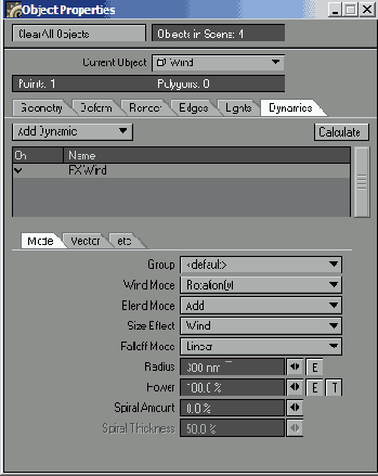 ИНструмент FX_Wind позволяет создавать