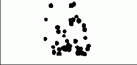 Размер частиц составляет 5 пикселей