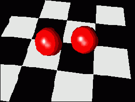 Сфера слева имеет параметр Reflection