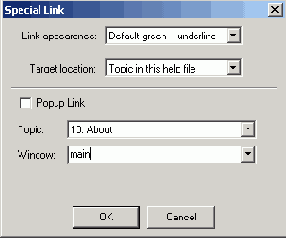 Гиперссылки и всплывающие окна