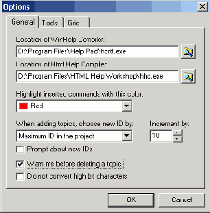 Компиляция проекта в microsoft help workshop