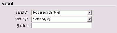 ����� General ����������� ���� New Paragraph Style