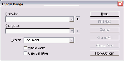 ���������� ���� Find/Change ���������
