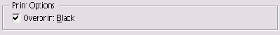 ����� Overprint Black ���������