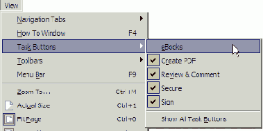 Добавление на панель инструментов кнопки eBooks (Электронные книги)