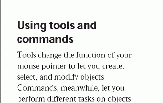 Текст немедленно переформатируется так,