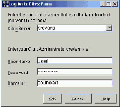 Использование Citrix Management Console