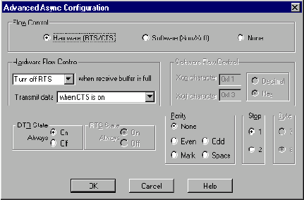 Настройка прямых кабельных соединений
